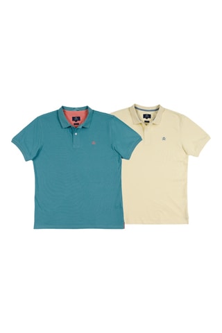 2 Polo's Regular Fit - Geel en Blauw