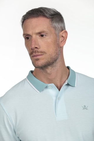 2 Polo's Regular Fit - Lichtgroen en Lichtblauw