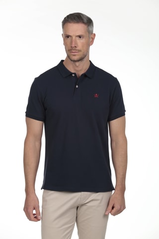 4 Polo's Regular Fit - Marineblauw, zwart, wit en grijs