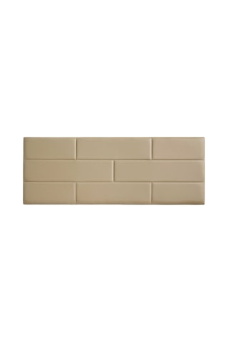 Testiera sospesa in legno di pino - 
Beige