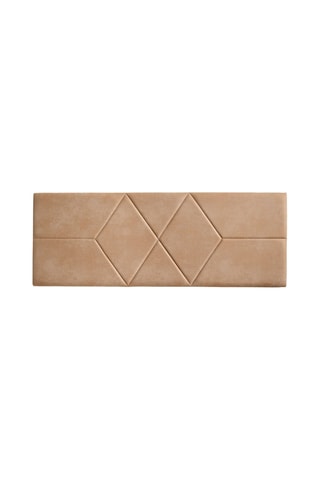Testiera sospesa in legno di pino - Beige