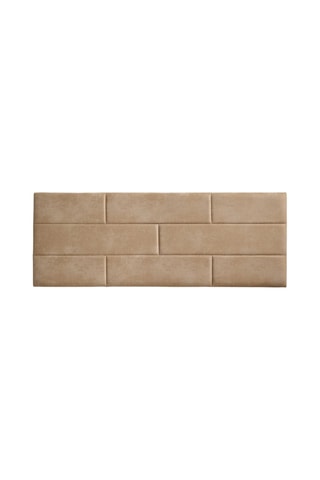 Testiera sospesa in legno di pino - Beige