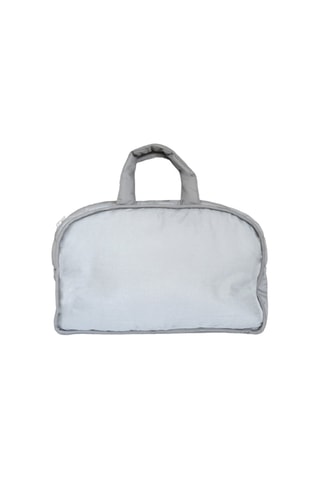Borsa e coperta cambio Love Lulu - Bianco e grigio