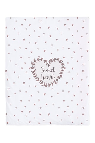 Culla fianco letto in faggio, piumino e paracolpi Sweet Heart - Fino a 9 mesi - 15 kg - Multicolore