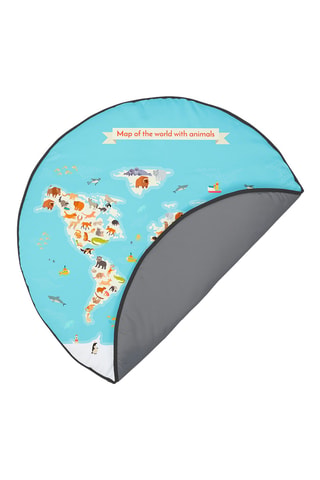 Tappeto prima infanzia  Animals Worldmap- Da 0 a 36 mesi