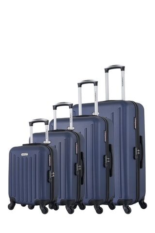 Conjunto de 4 malas Brooklyn (XS/S/M/L) - 46/55/65/75 cm  - Azul-marinho