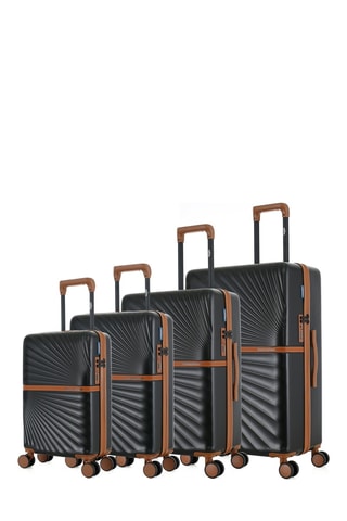 Conjunto de 4 malas Oakland-O (XS/S/M/L) - 54/58,5/65,5/75,5 cm - Preto