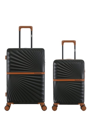 Mala de cabine low-cost e mala média Oakland (XS/M) - 54/65,5 cm - Preto