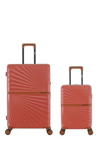 Mala de cabine low-cost e mala de grande volume Oakland (XS/L) - 54/75,5 cm - Laranja