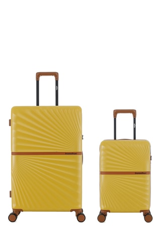 Mala de cabine low-cost e mala de grande volume Oakland (XS/L) - 54/75,5 cm - Amarelo