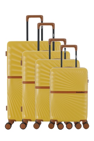 Conjunto de 4 malas Oakland-O (XS/S/M/L) - 54/58,5/65,5/75,5 cm - Amarelo