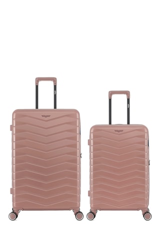 Mala média e mala de grande volume Seattle (M/L) - 66/76 cm - Rosa