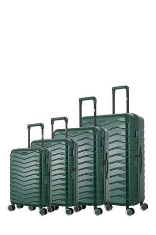 Conjunto de 4 malas Seattle-O (XS/S/M/L) - 54/59/66/76 cm - Verde