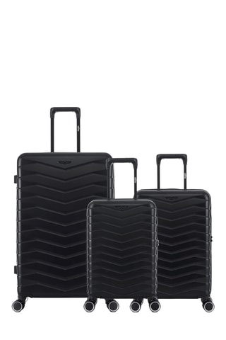 Conjunto de 3 malas Seattle (XS/S/L) - 54/59/76 cm - Preto