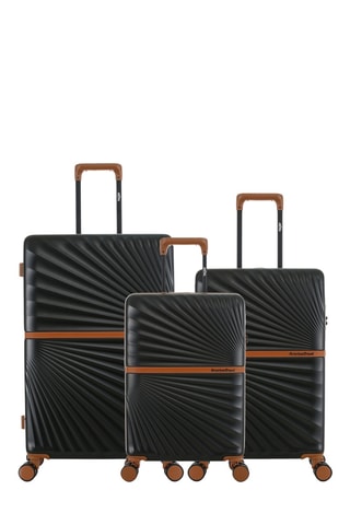 Conjunto de 3 malas Oakland (S/M/L) - 58,5/65,5/75,5 cm - Preto