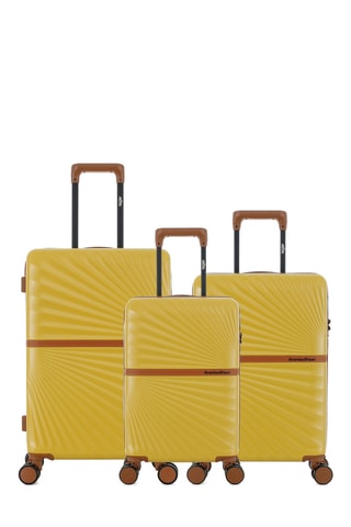 Conjunto de 3 malas Oakland (XS/S/M) - 54/58,5/65,5 cm - Amarelo