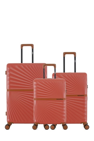 Conjunto de 3 malas Oakland (S/M/L) - 58,5/65,5/75,5 cm - Laranja
