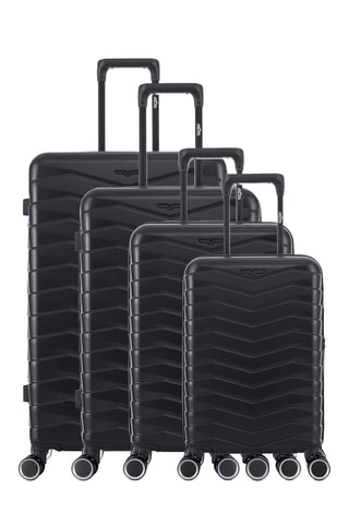Conjunto de 4 malas Seattle-O (XS/S/M/L) - 54/59/66/76 cm - Preto