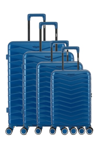 Conjunto de 4 malas Seattle-O (XS/S/M/L) - 54/59/66/76 cm - Azul