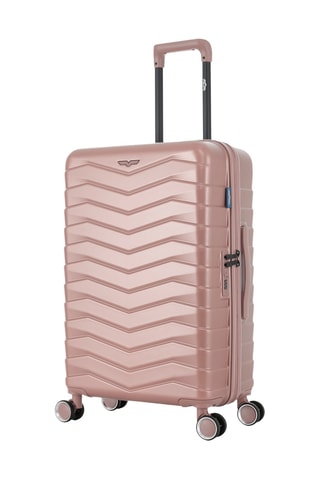 Mala de cabine e mala média Seattle (S/M) - 59/66 cm - Rosa