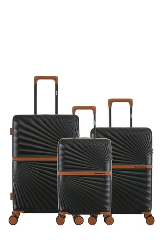 Conjunto de 3 malas Oakland (XS/S/M) - 54/58,5/65 cm - Preto