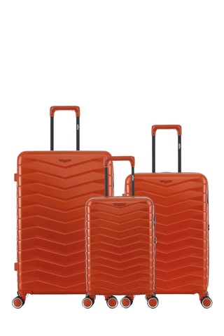 Conjunto de 3 malas Seattle (XS/M/L) - 54/66/76 cm - Laranja