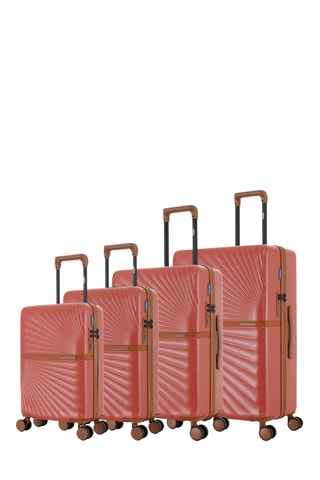 Conjunto de 4 malas Oakland-O (XS/S/M/L) - 54/58,5/65,5/75,5 cm - Laranja