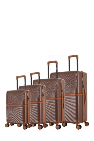 Conjunto de 4 malas Oakland-O (XS/S/M/L) - 54/58,5/65,5/75,5 cm - Castanho