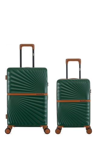 Mala de cabine low-cost e mala média Oakland (XS/M) - 54/65,5 cm - Verde