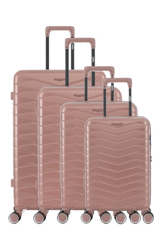Conjunto de 4 malas Seattle-O (XS/S/M/L) - 54/59/66/76 cm - Rosa
