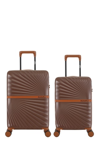 Mala de cabine low-cost e mala de cabine Oakland (XS/S) - 54/58,5 cm - Castanho