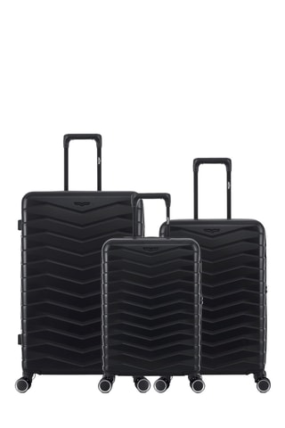 Conjunto de 3 malas Seattle (S/M/L) - 59/66/76 cm - Preto