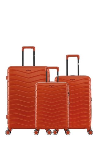 Conjunto de 3 malas Seattle (S/M/L) - 59/66/76 cm - Laranja