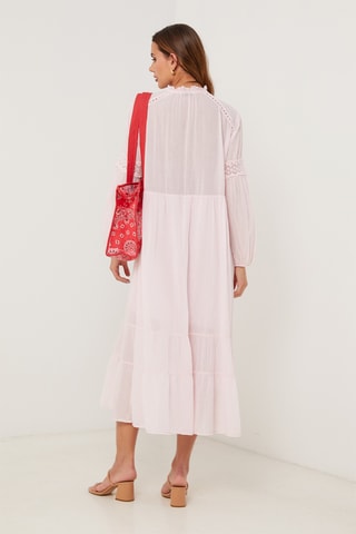 Vestido midi - Rosa