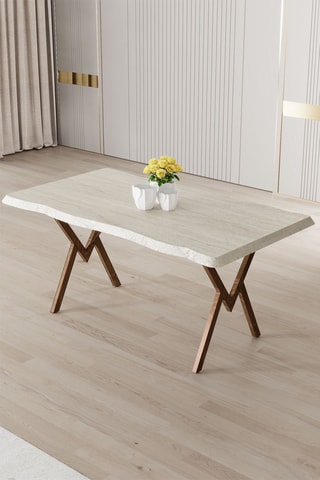 Table à manger - 130 x 80 x 74 cm