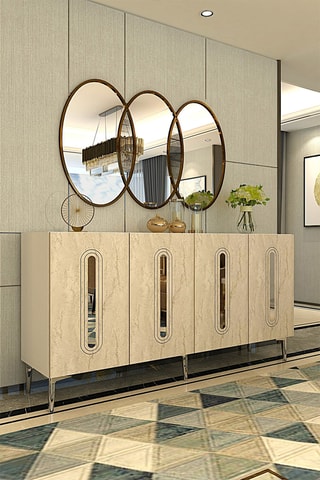 Console 4 portes - 150 x 75 x 32 cm