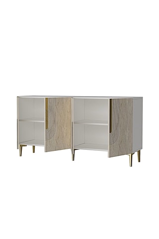 Console 4 portes - 150 x 75 x 32 cm