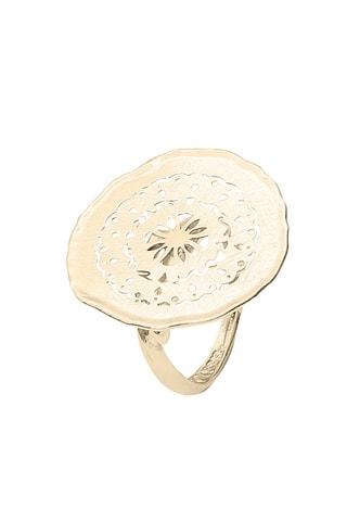 Ring - verguld zilver
