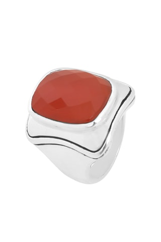 Ring - Zilver en Carneool