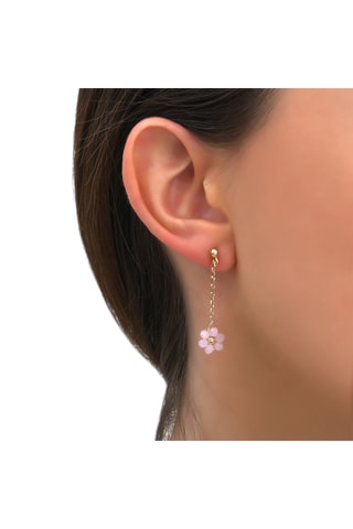 Boucles d'oreilles - Argent doré à l'or fin