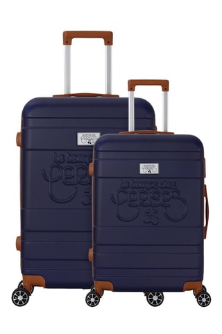 Handbagagetrolley en Grote Trolley Capucine (S/L) - Marineblauw - 55/75 cm - Blauw