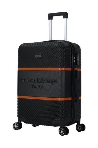 Handbagagetrolley en Weekendtrolley (S/M) Opera - Zwart - 55/65 cm - Zwart en bruin