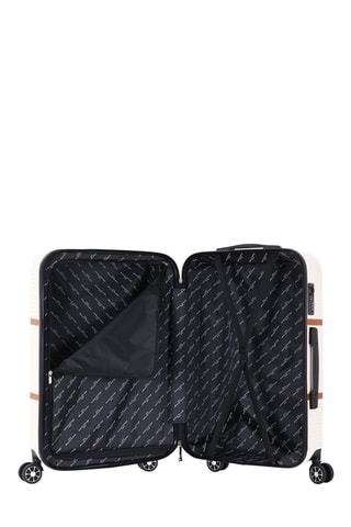 Handbagagetrolley en Weekendtrolley (S/M) Opera - Zwart - 55/65 cm - Zwart en bruin