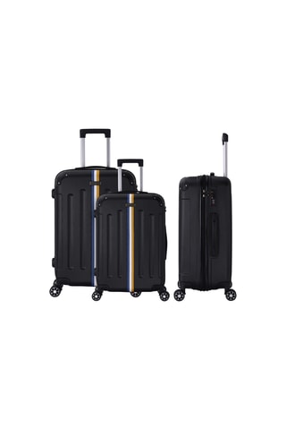Set van 3 Trolleys Rivoli (S/M/L) - 55 / 65 / 75 cm - Zwart