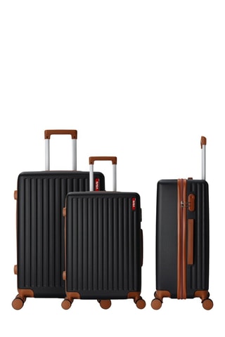 Set van 3 Trolleys Glenn (S/M/L) - 55/65/75 cm - Zwart