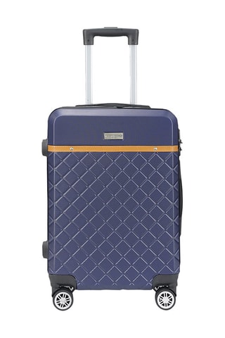 Handbagagetrolley en Weekendtrolley Odeon (S/M) - 55/65 cm  - Zwart, blauw en bruin