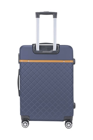 Handbagagetrolley en Weekendtrolley Odeon (S/M) - 55/65 cm  - Zwart, blauw en bruin