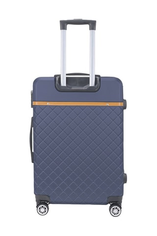 Set van 3 Trolleys Odeon (S/M/L) - 55 / 65 / 75 cm  - Zwart, blauw, bruin en zilverkleurig