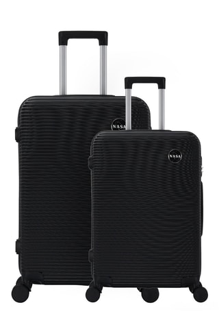 Weekendtrolley en Grote Trolley Nasa Delta (M/L) - 65/75 cm - Zwart
