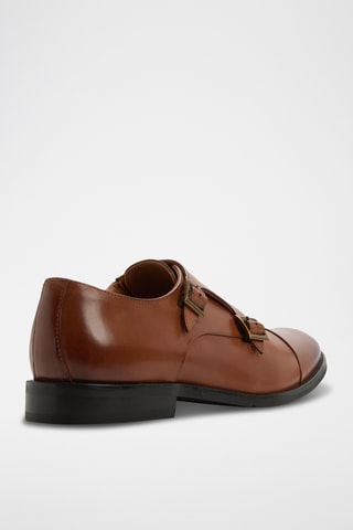 Monk strap in pelle Henson - Marrone
